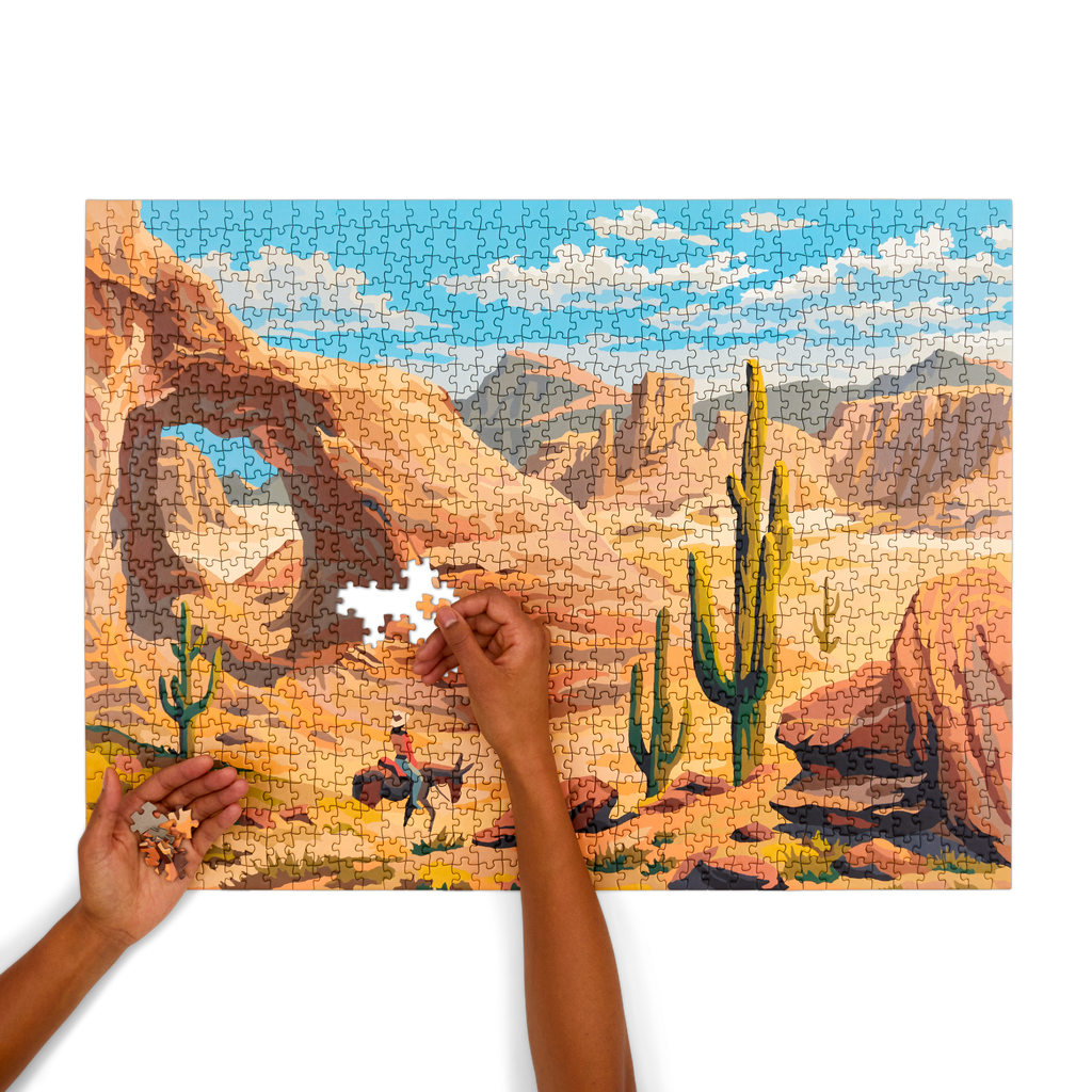 Vintage Paint by Numbers - Desert