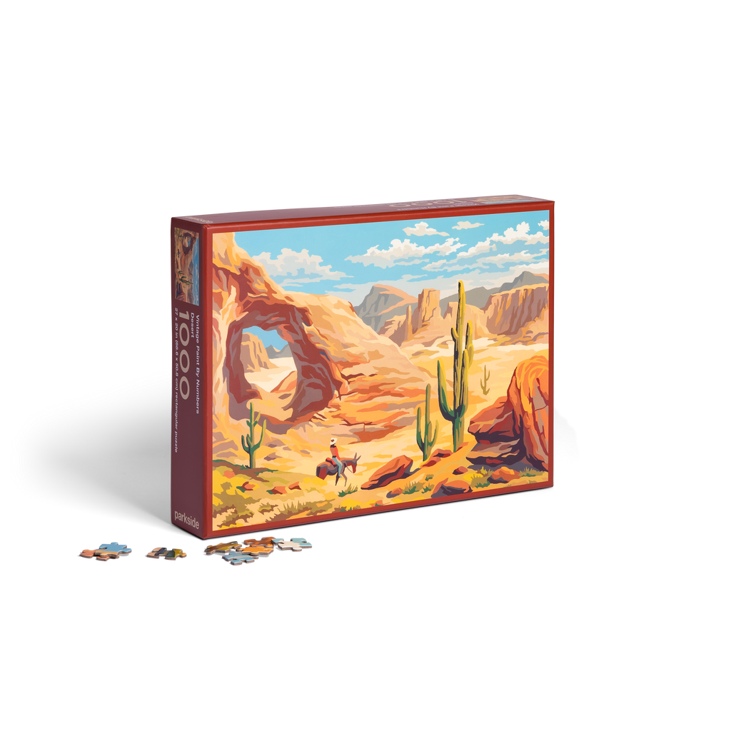 Vintage Paint by Numbers Set - 5 Puzzles