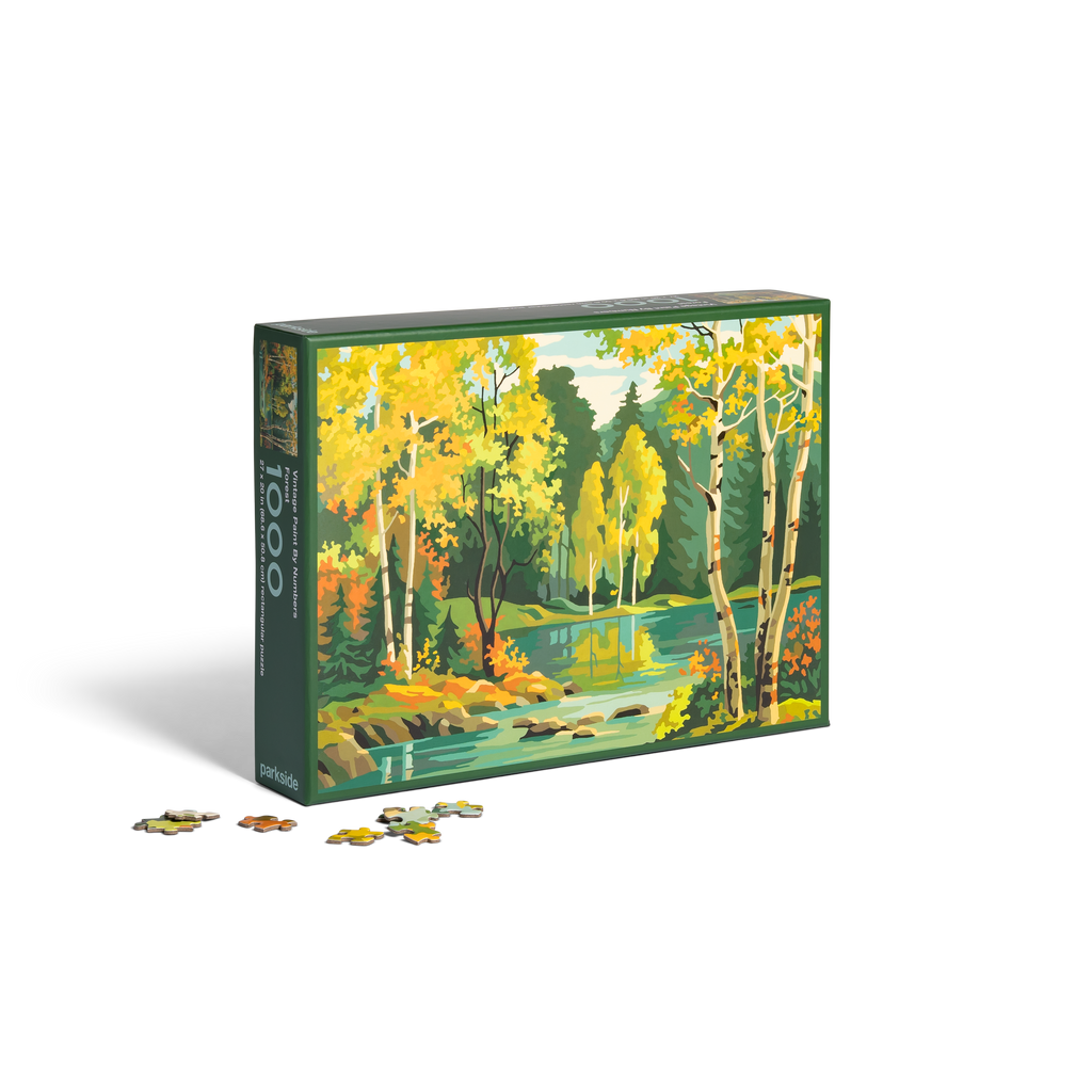 Vintage Paint by Numbers Set - 5 Puzzles