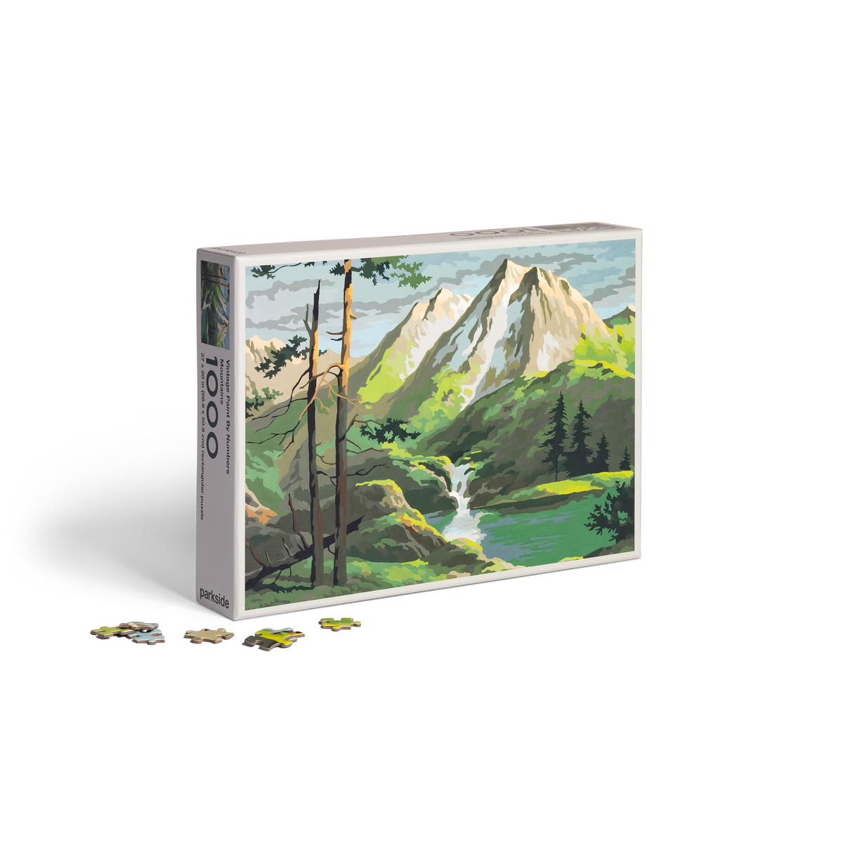Vintage Paint by Numbers - Mountains – Parkside