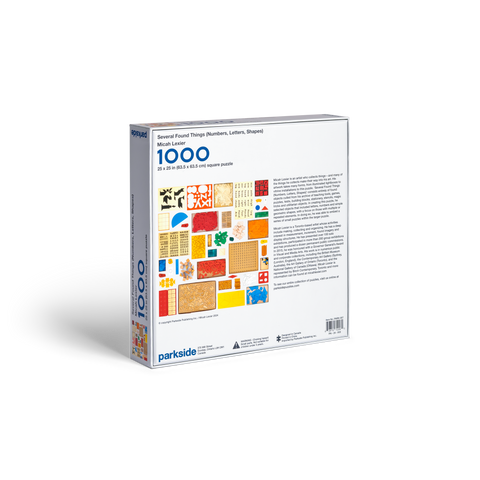 Several Found Things (Numbers, Letters, Shapes)