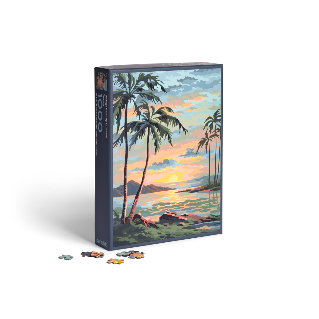 Vintage Paint by Numbers Set - 5 Puzzles