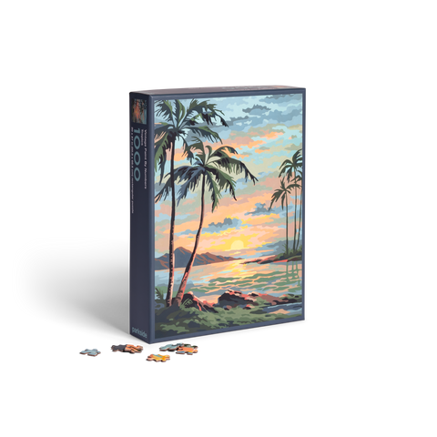 Vintage Paint by Numbers Set - 5 Puzzles