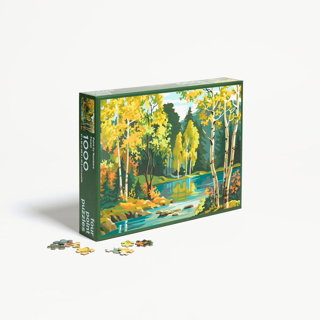 Vintage Paint by Numbers Set - 5 Puzzles