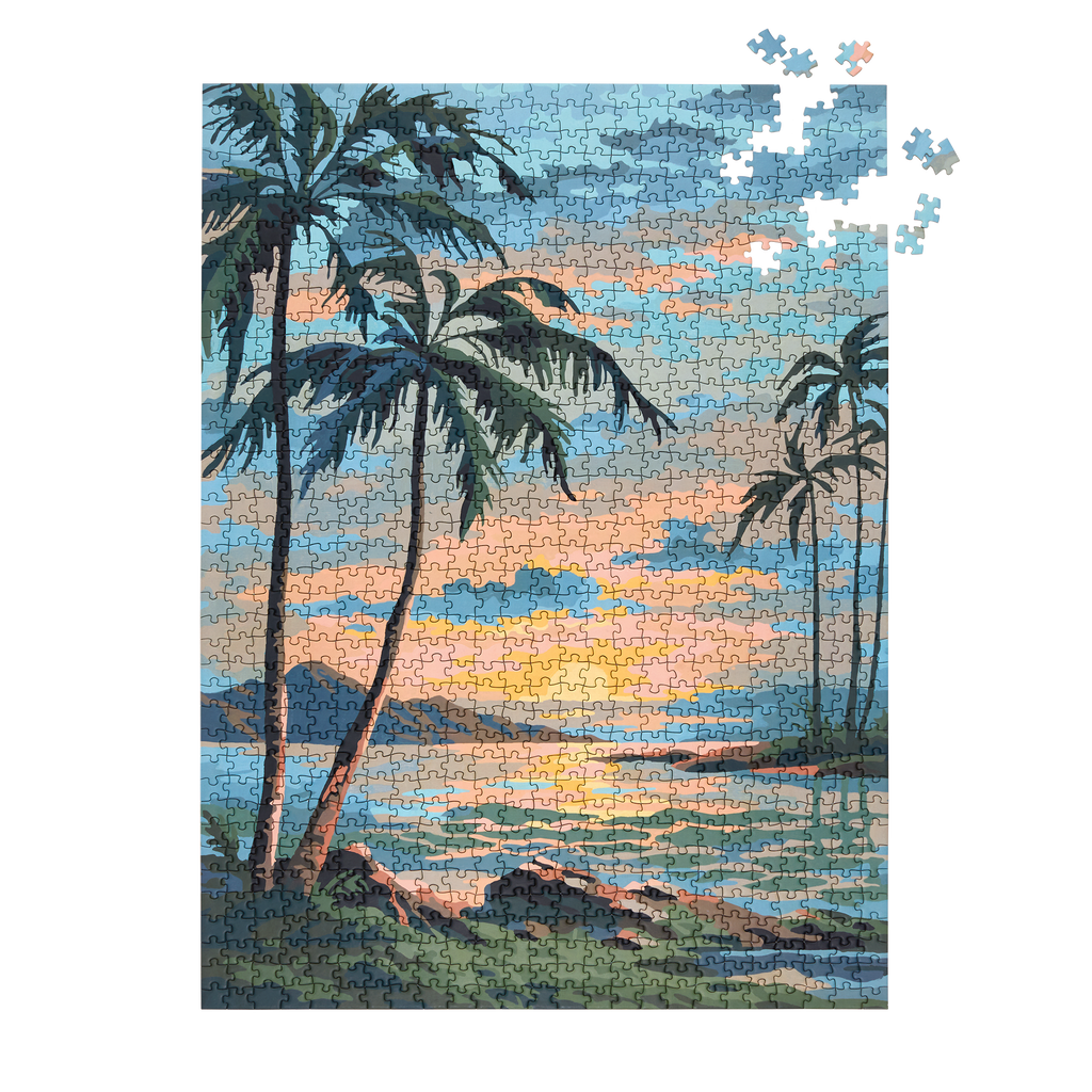 Vintage Paint by Numbers - Tropics