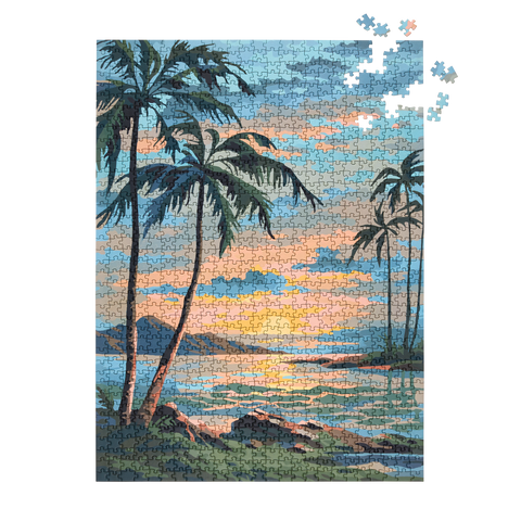 Vintage Paint by Numbers - Tropics