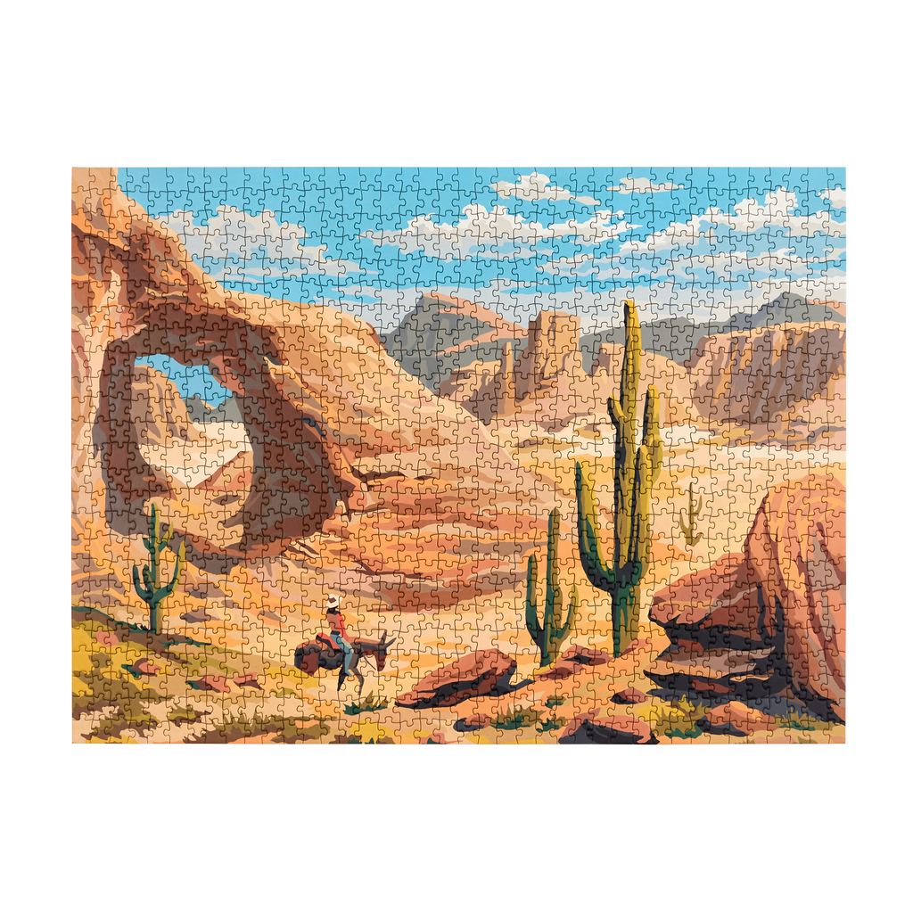 Vintage Paint by Numbers - Desert