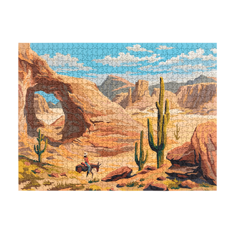 Vintage Paint by Numbers - Desert